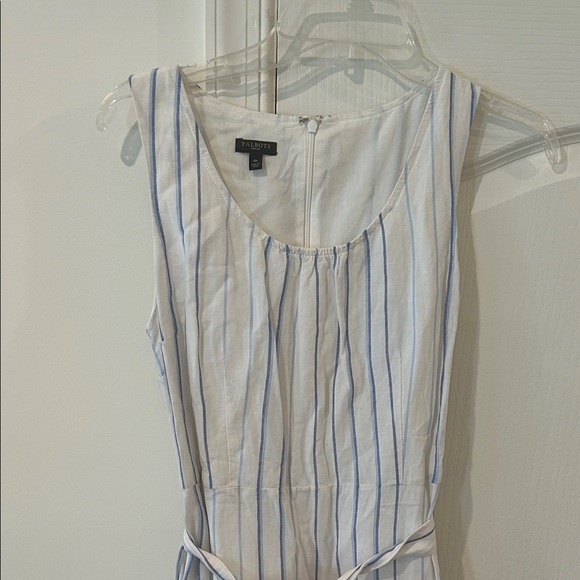 Talbots Blue and White Striped Maxi Dress - Picture 3 of 5